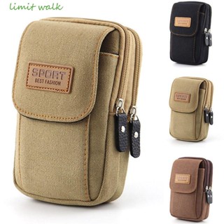 Giới HẠN WALK Ví Điện Thoại Thắt Lưng Túi Thắt Lưng Cắm Trại EDC Molle Ví Canvas Đa Năng Điện Thoại Di Động Túi