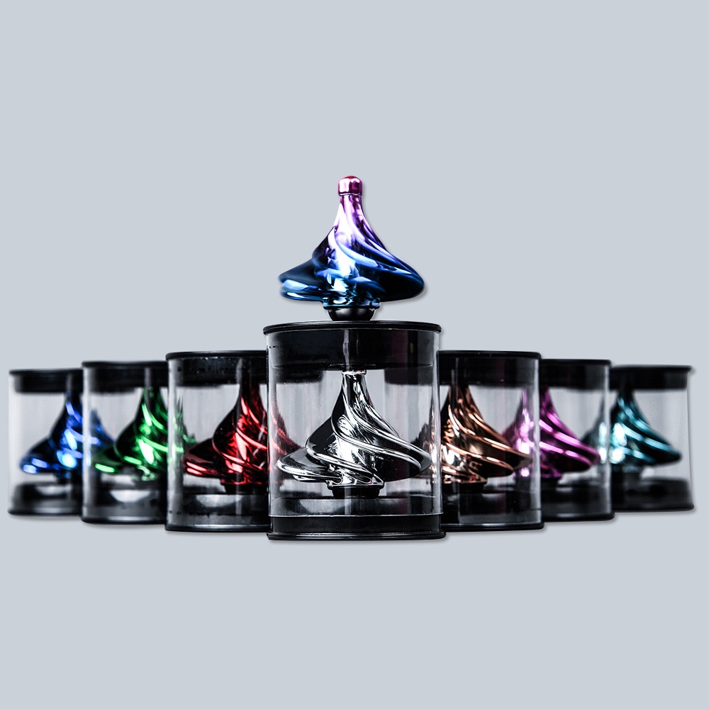 Fingertip Đồ Chơi Con Quay Giảm Căng Thẳng Tự Động Màu Sắc Tươi Sáng Cho Trẻ Em