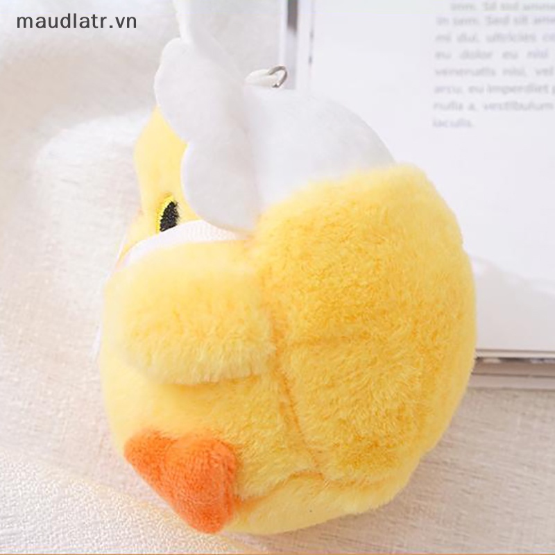 1 Móc Khóa Gà Con Nhồi Bông Màu Vàng Đáng Yêu vn