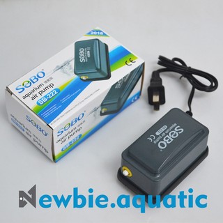 Bơm sủi oxy sobo - air pump máy sủi oxy 1 vòi cho hồ cá cảnh, tép cảnh