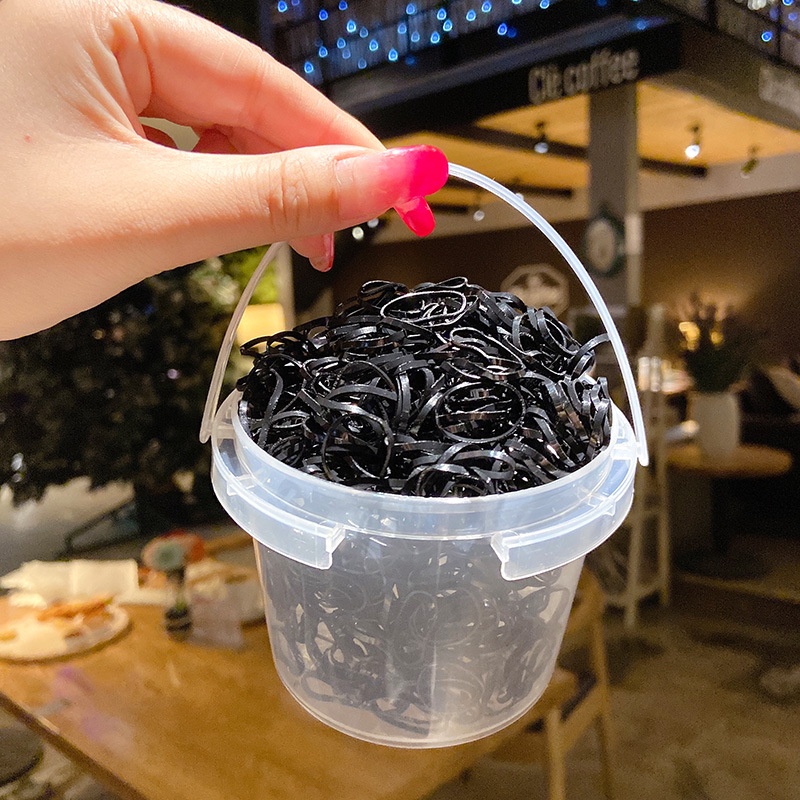 Set 1000 Dây Chun Buộc Tóc Nhiều Màu Sắc Dành Cho Trẻ Em