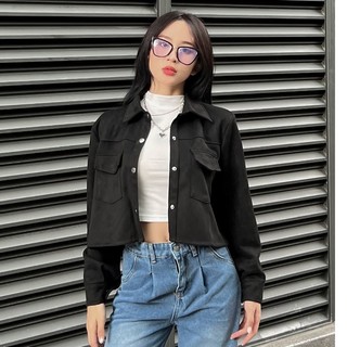 Áo khoác da lộn dáng croptop - . - aokhoacdaloncrt4416_p7k7