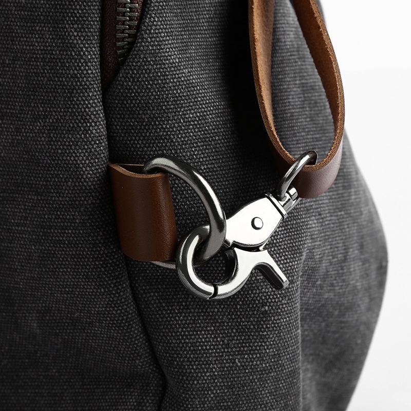 Mooyi Túi đeo chéo nam giới Túi Đeo Chéo Ngực Vải canvas Phong Cách retro Cá Tính Cho Nam