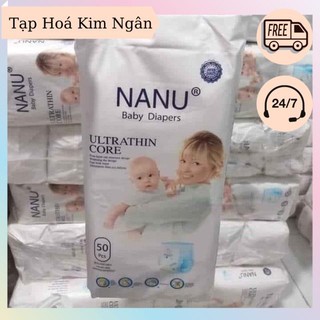 Bỉm quần nanu 50 miếng bỉm nanu size s/m/l/xl/xxl/xxxl