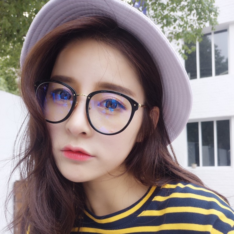 Khung Kính Mắt Hipster Retro HEVIA FL047 - Gương Phẳng, Ren Unisex