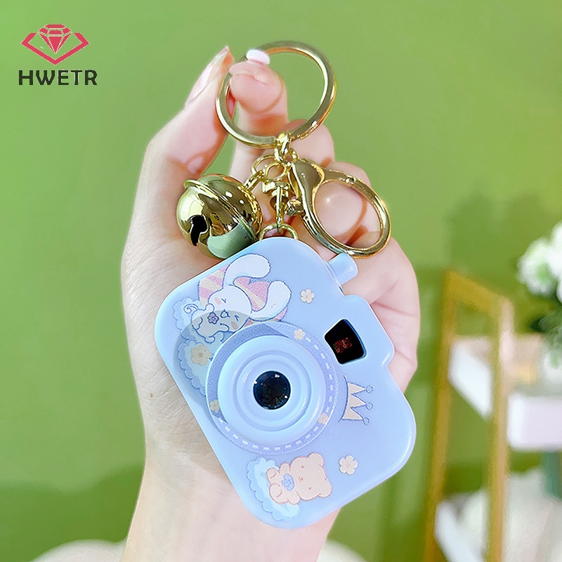 Móc khóa HWETR hình máy ảnh hoạt hình Sanrio đáng yêu cho bé