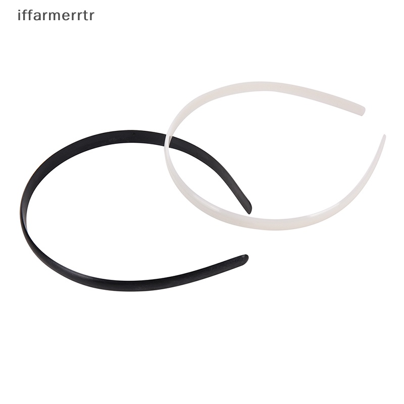 Set 10 Kẹp Tóc Nhựa 2 Màu Không Răng diy Cho Bé