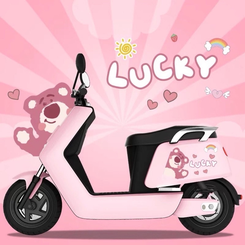 Set 2 tấm Hình dán xe điện , ô tô chống nước - Sapo Decor 178