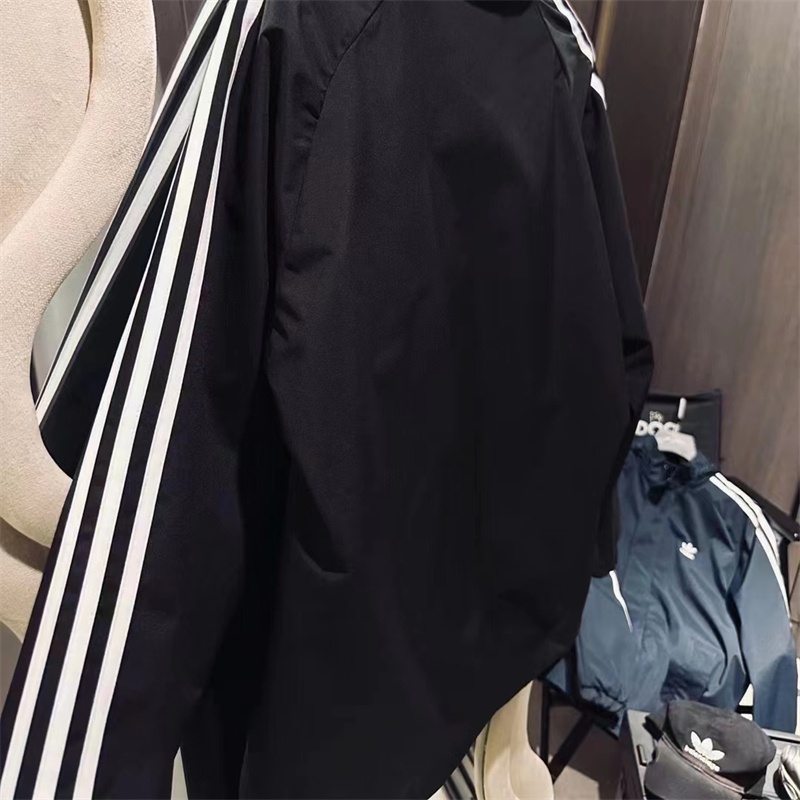 Áo Khoác Gió adidas 100% Chính Hãng Có Nón Tháo Rời Được Thời Trang Cho Nam Và Nữ