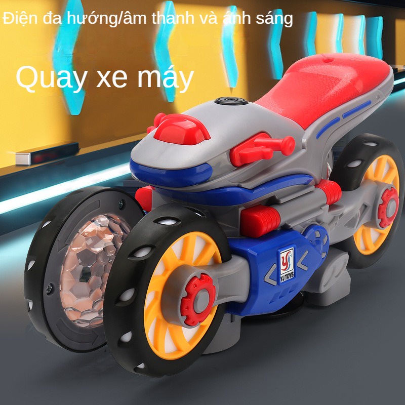 Đồ Chơi Xe Máy Biến Hình Có Đèn Và Nhạc Cho Trẻ Em