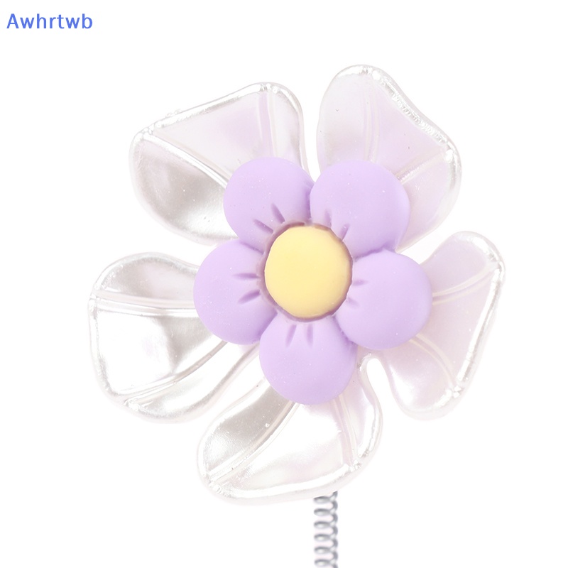 Awhrtwb Đầu Hoa Cúc Trang Trí Bảng Điều Khiển Xe Hơi Dễ Thương Mới