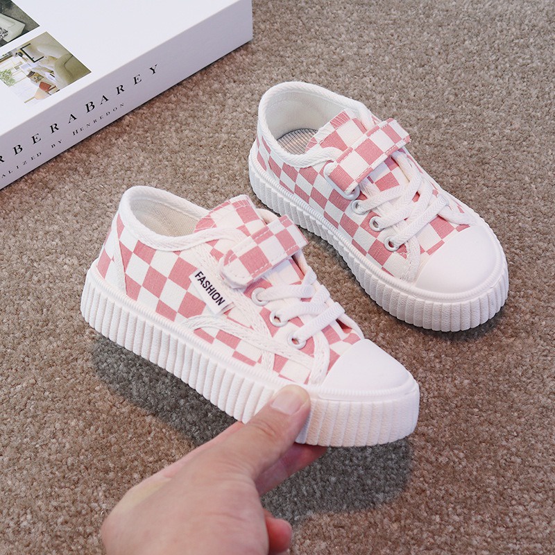Giày Thể Thao Vải canvas Thiết Kế Mới Thời Trang Mùa Xuân Thu Dành Cho Bé Gái