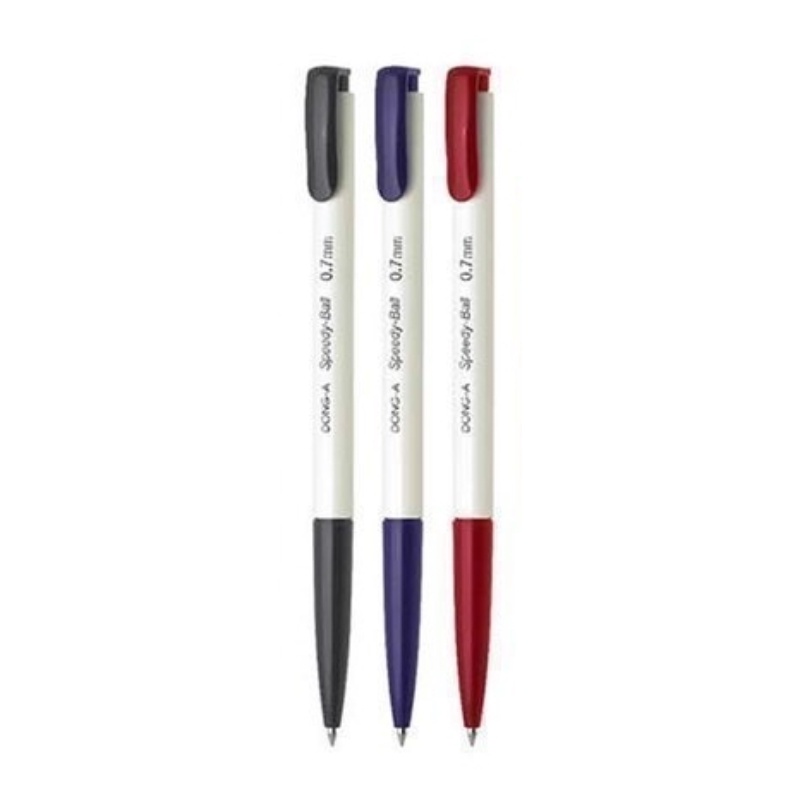 DONG-A P&T Speedy-Ball Ballpoint Pen 12pcs / 0.38mm | 0.5mm | 0.7mm | 1.0mm