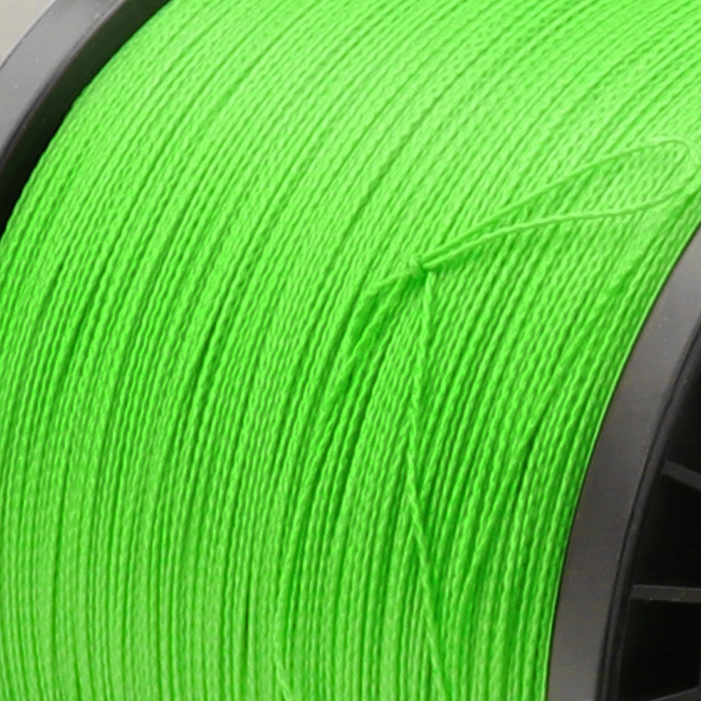 Dây Câu Cá Bện 8 Sợi pe x8 pe Màu Xanh Lá / Cam Nhạt Dài 100m