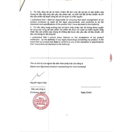 SAKURA WHITENING - VIÊN SERUM DƯỠNG DA