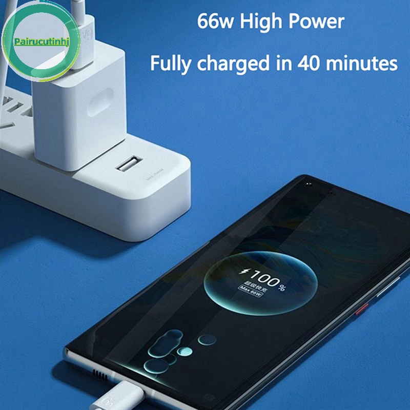 Parucutin Dây Cáp Sạc Nhanh 7a usb type c 100w Cho oppo huawei xiaomi vivo honor vn