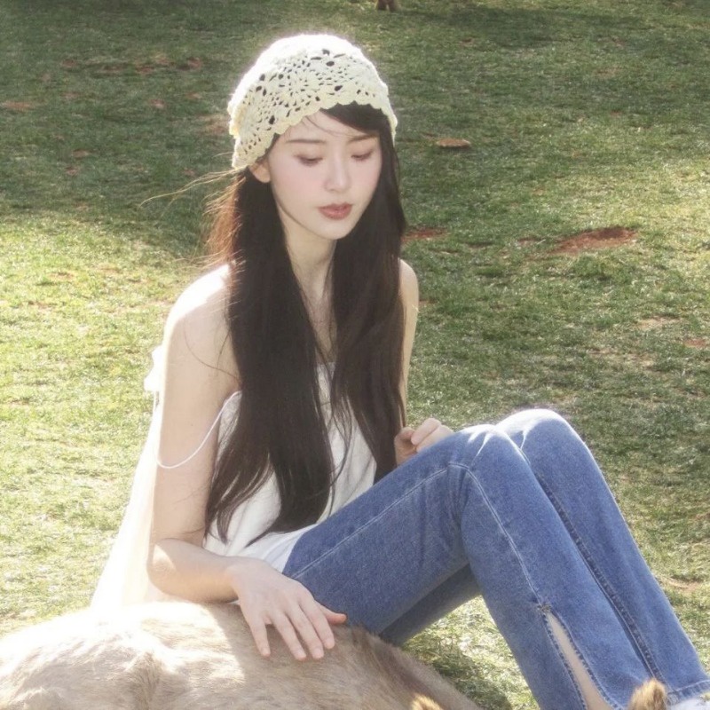 Mũ Dệt Kim Mỏng Thời Trang Mùa Hè Cho Nữ