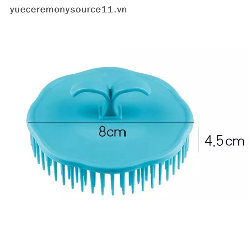 Bàn Chải Gội Đầu Lông Mềm Cán Dài Mát Xa Da Đầu Cho Người Lớn