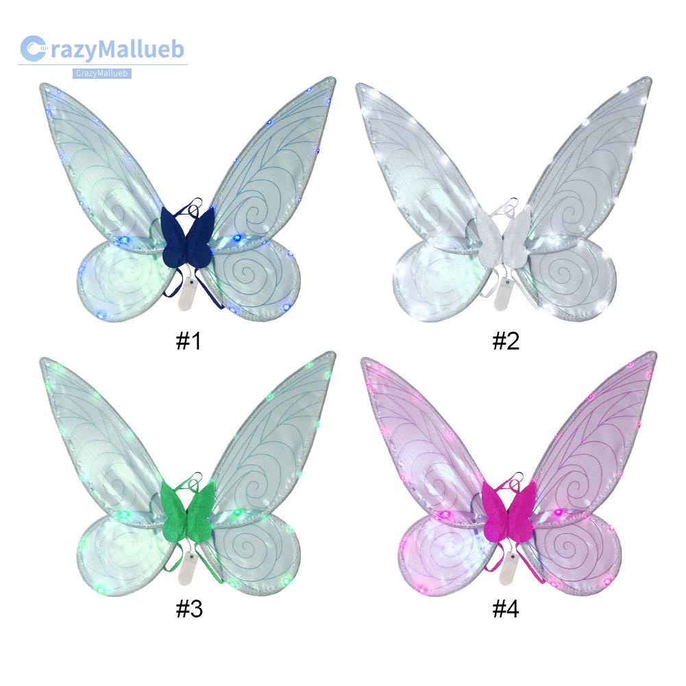 Cánh Tiên Đèn led Phát Sáng Biểu Diễn Thú Cưng Chó Mèo Cánh Bướm Cho Tiệc Giáng Sinh halloween