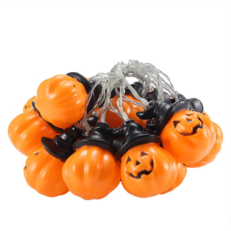 3m Dây Đèn 20 Bóng Led Hình Bí Ngô Trang Trí Halloween