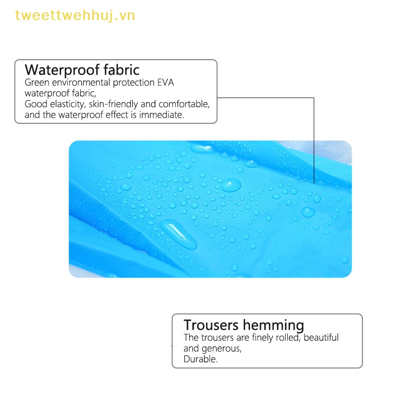 Tweehuj Quần Đi Mưa Thể Thao Bằng pu Chống Nước Cho Bé
