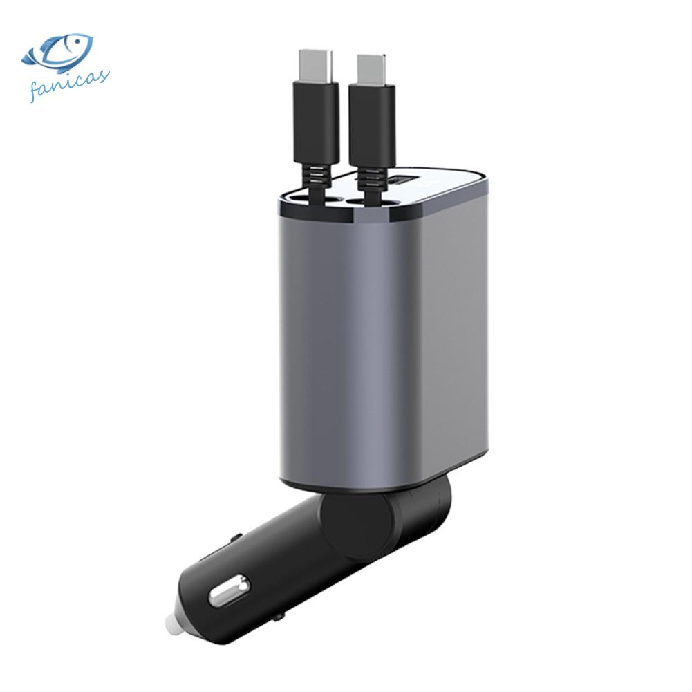 Tẩu Sạc Nhanh 4 Trong 1 120w Cho Xe Ô Tô