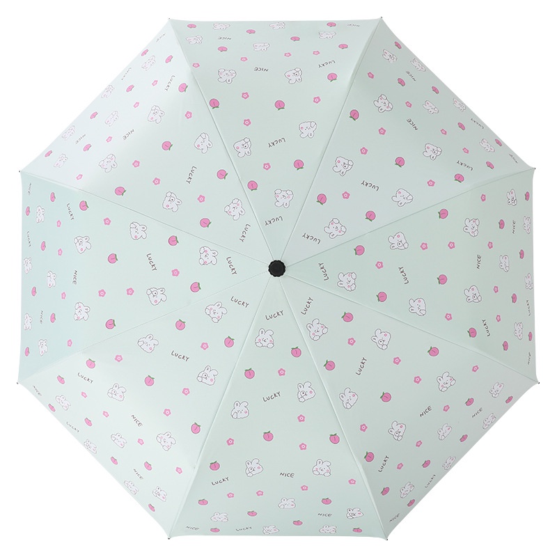 Ô Dù Che Nắng Ngoài Trời Che Mưa Mini Cute Gấp Gọn Hình Thỏ Dễ Thương Nhỏ Gọn