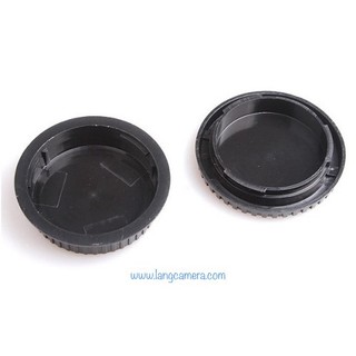 Nắp body + nắp đuôi lens canon eos