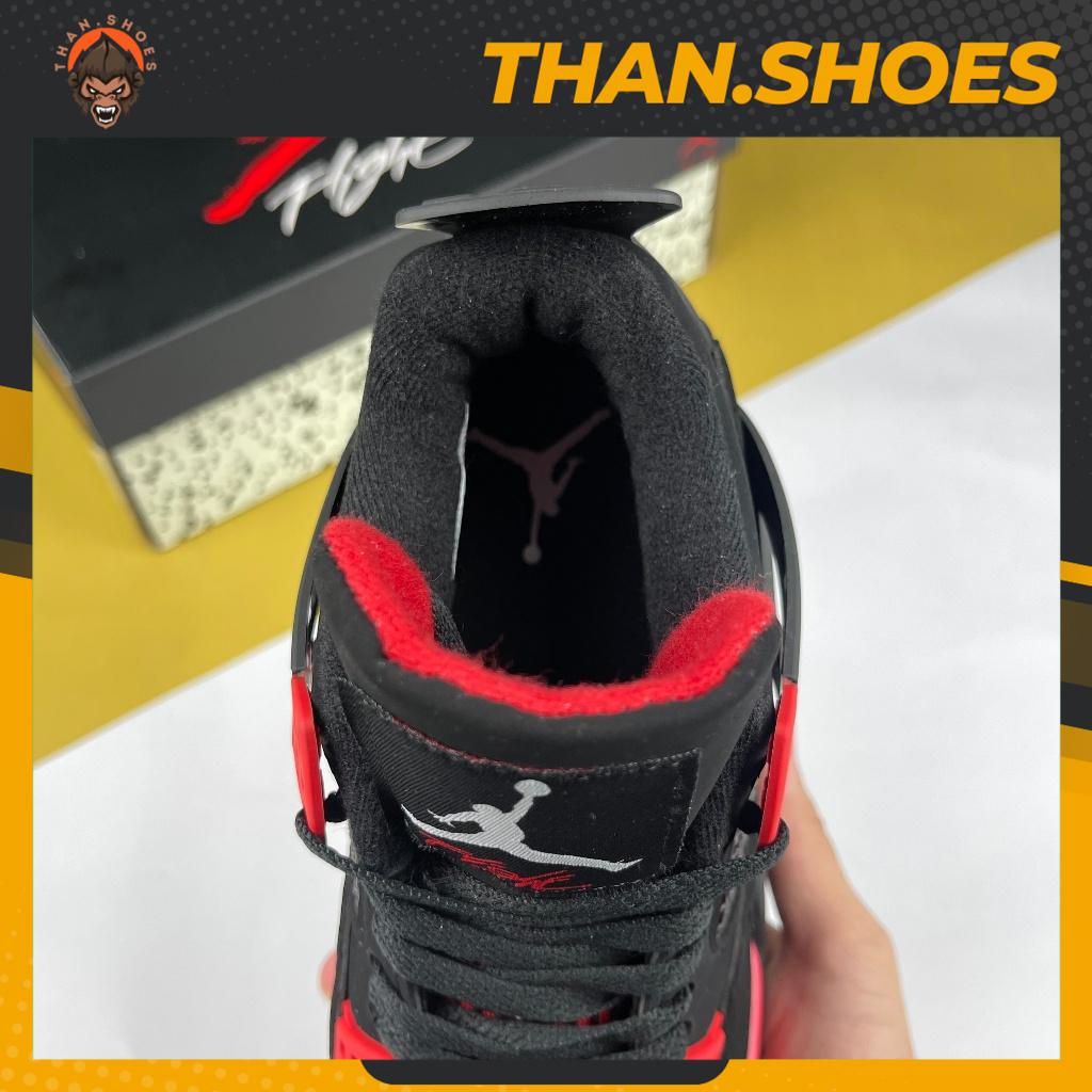 Giày JD4 Retro SE Red Thunder, JD4 Đen Đỏ - Than.Shoes