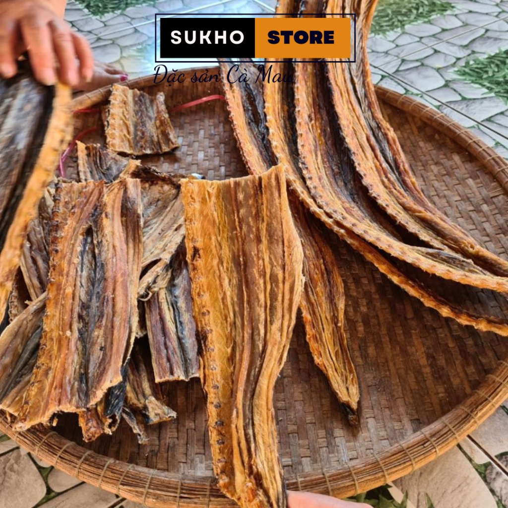 Khô cá hố, con to hút chân không phơi tự nhiên không tẩm gia vị vừa ăn 500g - Sukho Store