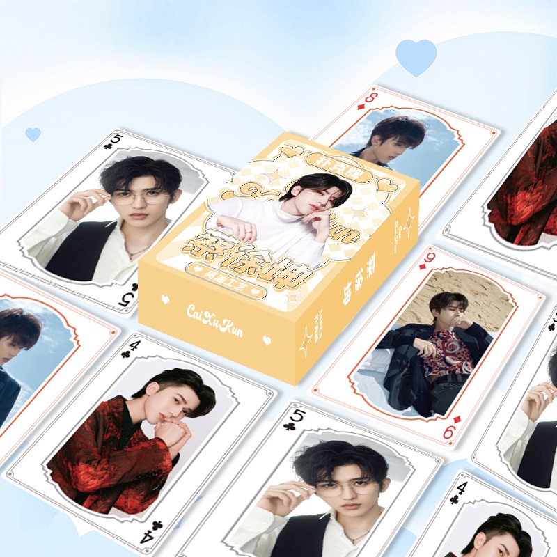 TNT Wang Yibo Xiaozhan Poker Blackpink Ikun Liu Yaowen Song Yaxuan Ma Jiaqi Palying Card Photocard 54pcs/box