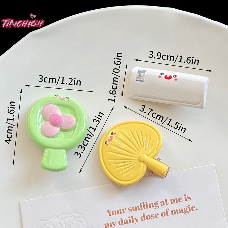 Kẹp Tóc Mái Hình Hoạt Hình Dễ Thương Ngọt Ngào Thời Trang Mùa Hè Cho Nữ