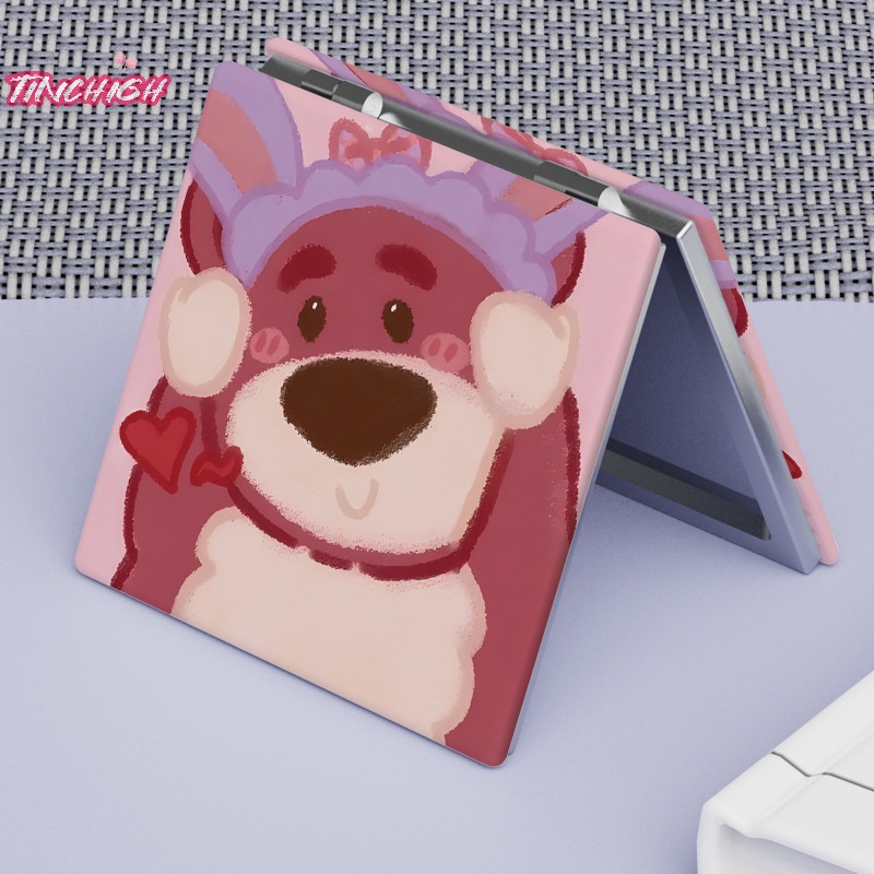 Gương Trang Điểm Gấp Gọn Cầm Tay Hình Gấu / Dâu Tây Dễ Thương Nhỏ Gọn Dành Cho Nữ Sinh