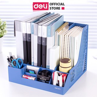 Giá Đựng Tài Liệu Deli, Kệ Để Giấy Tờ Hồ Sơ Văn Phòng, Chất Liệu Nhựa PP, Dụng Cụ Sắp Xếp Để Bàn Làm Việc