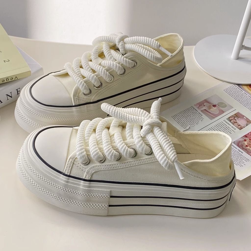 Giày Lười Vải canvas Đế Dày Hai Lớp Thoáng Khí Phong Cách Mới 2023