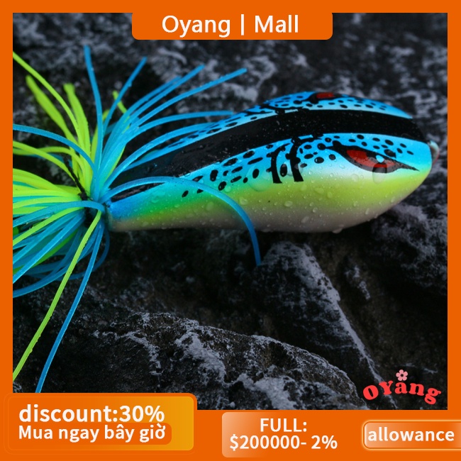 Mồi Câu Cá Giả Hình Ếch Sấm Sét Cứng 9g 5.5cm