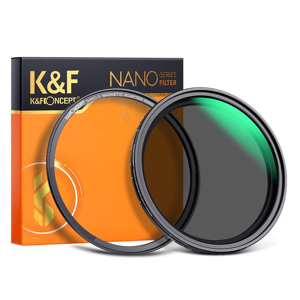 Bộ lọc ống kính K & F Concept ND2-ND32 (1-5 Stop) NO X Spot, NANO X Series 49mm / 52mm / 55mm / 58mm