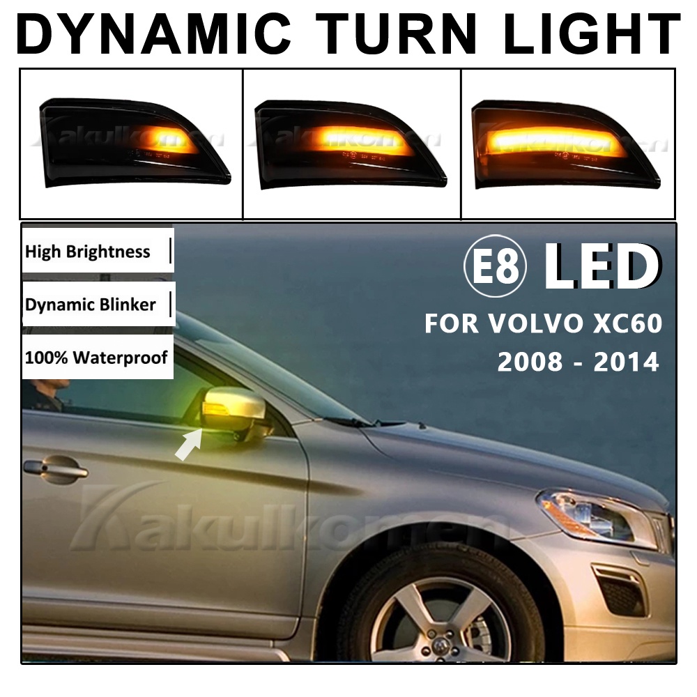 Oem Đồng Hồ Đeo Tay oem Thiết Kế Dễ Thương#31217288 Bộ 2 Đèn led Tín Hiệu Cho volvo xc60 2008-2013