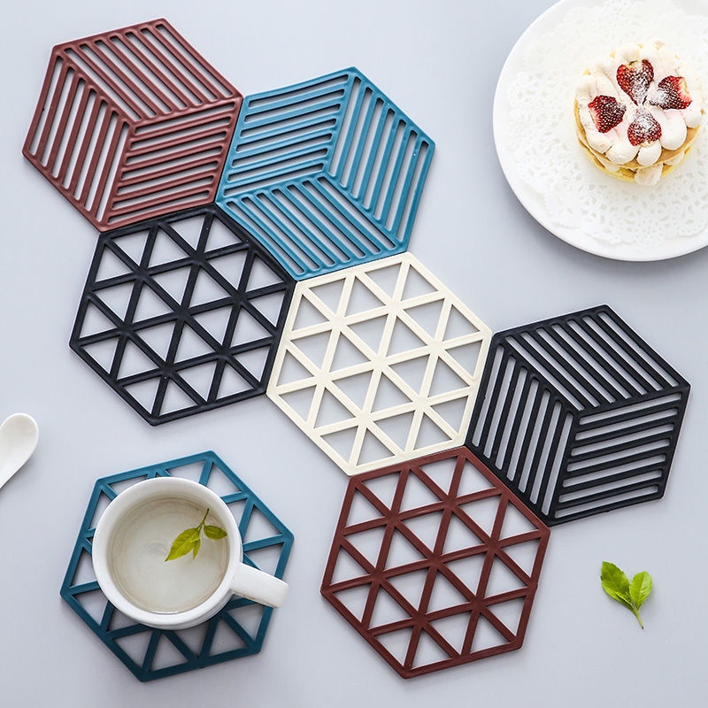 Silicone Tấm Lót Bàn Ăn Bằng Silicon Cách Nhiệt Tiện Dụng