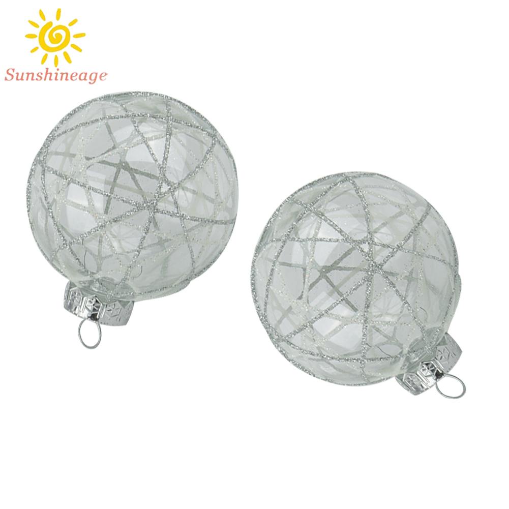 Set 6 Quả Châu 8cm Trang Trí Giáng Sinh Đẹp Mắt