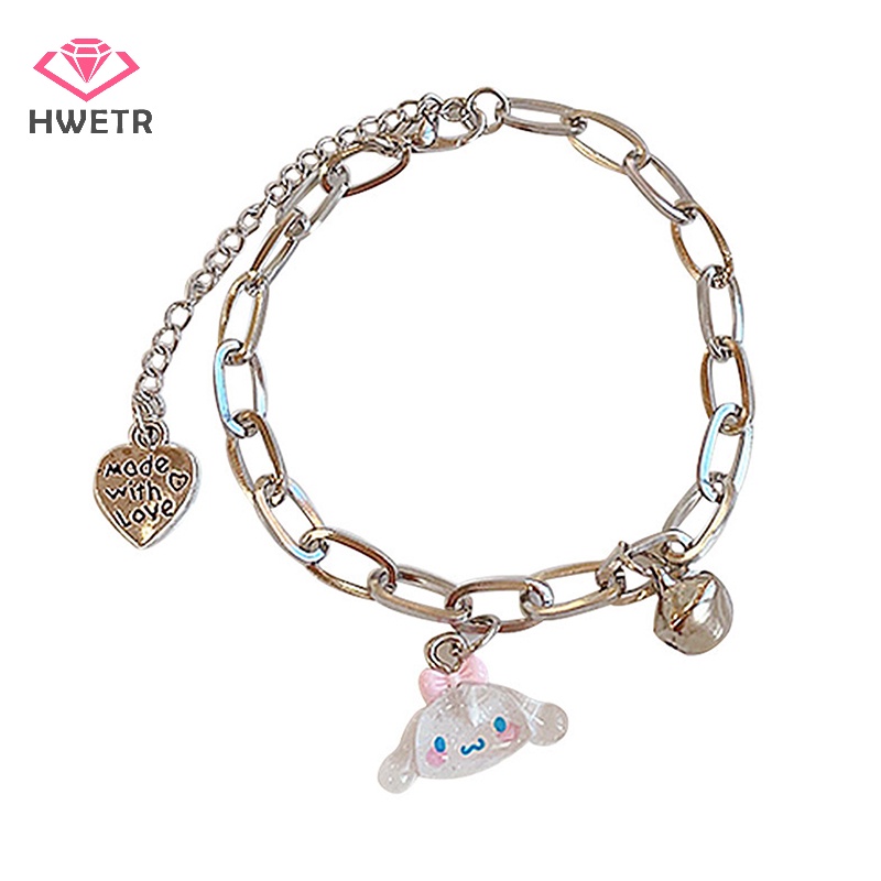 SANRIO Hwtr Vòng Đeo Tay Hoạt Hình kuromi Pompom my melody pochacco Dễ Thương Có Thể Điều Chỉnh Cho Nữ Mới