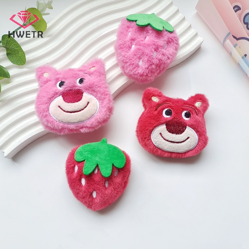 Ghim Cài Áo Hình Gấu Trúc / Dâu Tây Nhồi Bông Đáng Yêu Mới