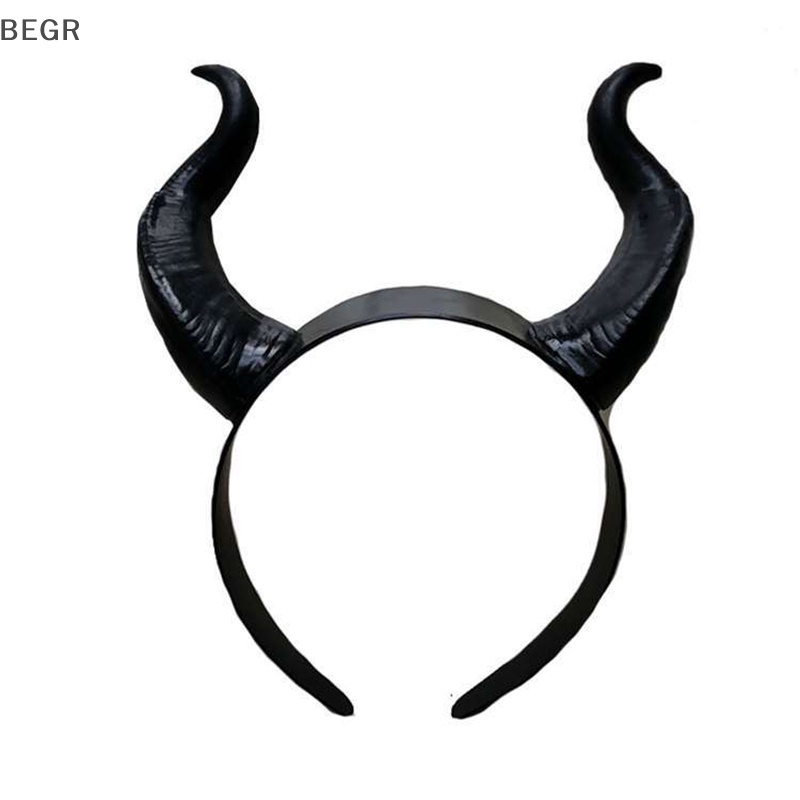 Cài Tóc Hình Sừng Nữ Hoàng Ác Quỷ Màu Đen Hóa Trang halloween / Giáng Sinh vn