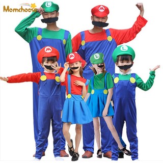 Momo Bộ Đồ Hóa Trang mario halloween Cho Bé