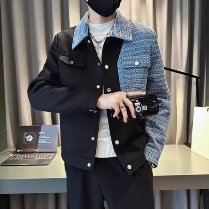 Áo Khoác denim Phong Cách Đường Phố Cao Cấp Thời Trang Xuân Thu Mới Cho Nam