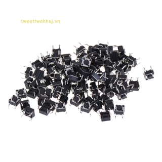 Set 100 công tắc nút bấm 6x6x4.5mm chuyên dụng