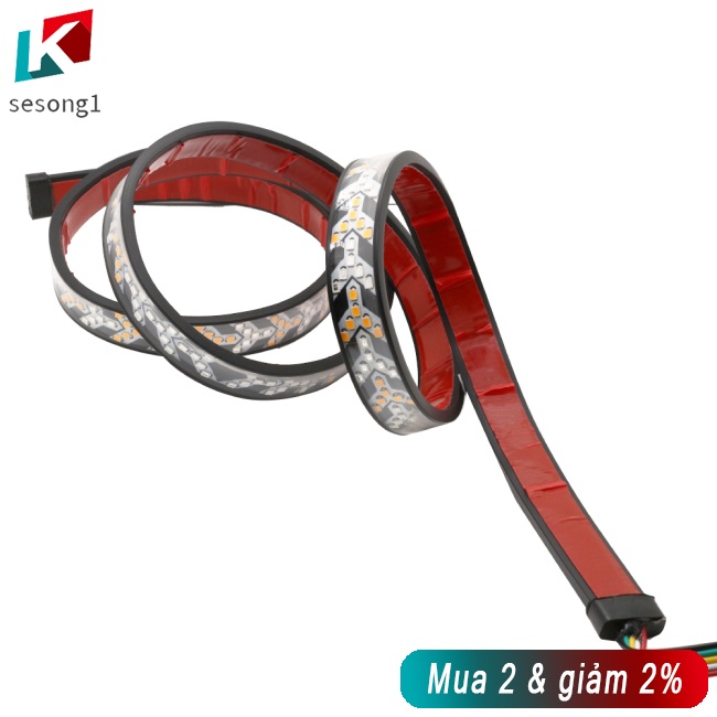 Đèn led Tín Hiệu 1.5m Hình Xương Cá Gắn Đuôi Xe Tải