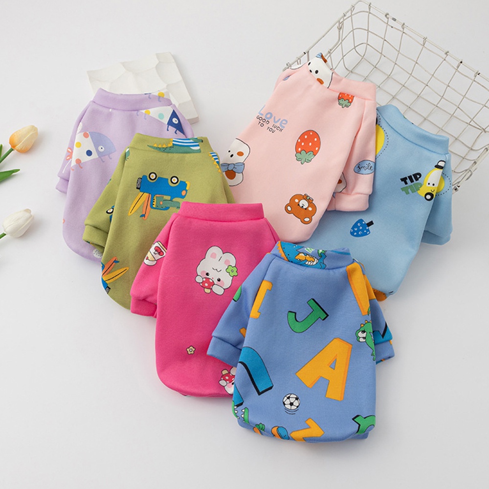 Áo hoodie Bằng Vải Nhung Mềm Mại Thoải Mái Thời Trang Thu Đông Cho Thú Cưng