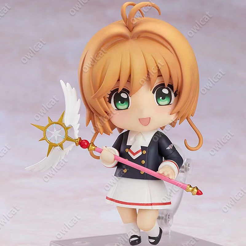 Mô Hình Nhân Vật Kinomoto Sakura  #918 Anime Cardcaptor Sakura Magic Girl Action Figure mahoushoujyo DengekiMoeoh GSC Version Model 10cm PVC Packed in Box Gift Nendoroid