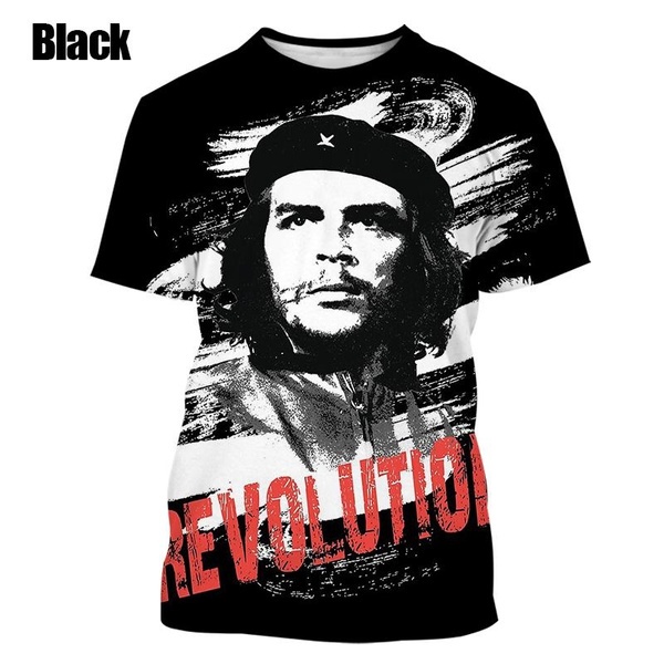 Thời Trang Áo Thun In Hình che guevara Kiểu Đường Phố Cá Tính Cho Nam Và Nữ
